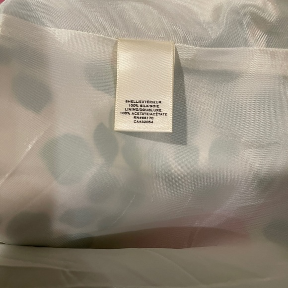 MOULINETTE SOEURS Anthropology Women's Green & Pink Leaf Floral Print Dress 4 - Picture 10 of 11